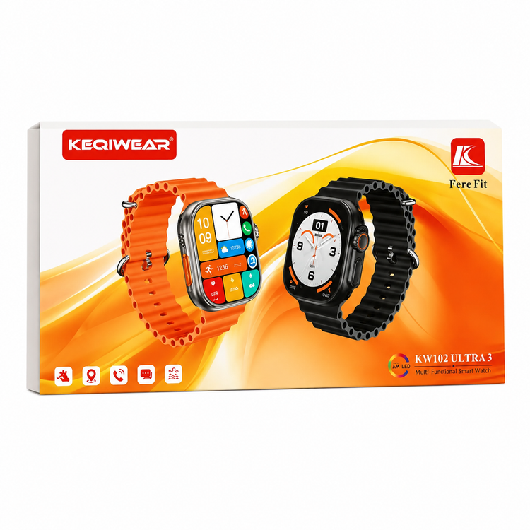 ساعت هوشمند keqiwear مدل Kw 102 ultra3